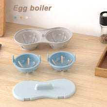Load image into Gallery viewer, Steamer Manual Household Kitchen Microwave Oven Egg Cooker Microwave Oven Egg Cooking Box

