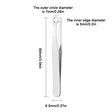 Load image into Gallery viewer, Stainless Steel Nose Hair Clip Round Head Circular Manual Press Type Men's Beard and Nose Hair Clipper
