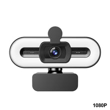 Load image into Gallery viewer, Full HD 1080P 2K 4K Webcam PC Laptop Auto Focus Webcam Live Streaming Flexible with Microphone Live Broadcast and Light
