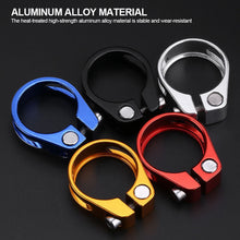 Load image into Gallery viewer, Aluminum Alloy Bicycle Seat Post Clamp Bolt Screw Lock 28.6mm Saddle Seatpost Tube Clamp For MTB Road Bike Fixed Gear
