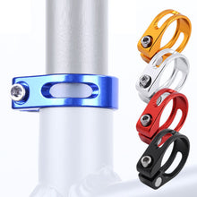 Load image into Gallery viewer, Aluminum Alloy Bicycle Seat Post Clamp Bolt Screw Lock 28.6mm Saddle Seatpost Tube Clamp For MTB Road Bike Fixed Gear

