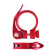Load image into Gallery viewer, Super Light Bicycle Seat Post Clamp CNC Alloy Saddle Seat Post Clamp Titanium for 27.2/30.8/31.6mm Mountain Bike Seatpost
