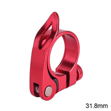 Load image into Gallery viewer, Super Light Bicycle Seat Post Clamp CNC Alloy Saddle Seat Post Clamp Titanium for 27.2/30.8/31.6mm Mountain Bike Seatpost
