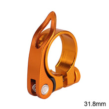 Load image into Gallery viewer, Super Light Bicycle Seat Post Clamp CNC Alloy Saddle Seat Post Clamp Titanium for 27.2/30.8/31.6mm Mountain Bike Seatpost
