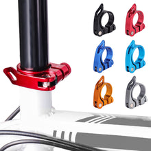 Load image into Gallery viewer, Super Light Bicycle Seat Post Clamp CNC Alloy Saddle Seat Post Clamp Titanium for 27.2/30.8/31.6mm Mountain Bike Seatpost
