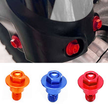 Load image into Gallery viewer, 6Pcs Motorcycle Front Fork Guard Bolt Screws For KTM FREERIDE SX SXF XC XCF EXC TRI EXCF XCW XCFW 85 125 150 250 350 450 525 530 2020-2021
