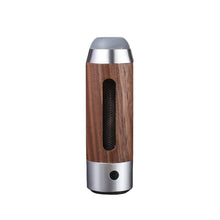 Load image into Gallery viewer, Car Walnut Ashtray Handmade Environmental Driving Cigarette Holder USB Charge Anti Fly Ash Portable Creative Ashtray Smoking Accessories

