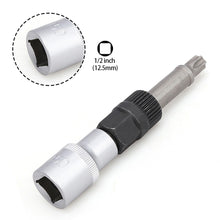 Load image into Gallery viewer, T50 Alternator Pulley Socket Drill Bit Wrench Tool With 33 Teeth Alternator Pulley Center Bolt Remover Socket Wrench Tool
