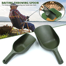 Load image into Gallery viewer, Carp Fishing Baiting Throwing Spoon Fishing Lure Casting PP Shovel Bait Scoop Carp Fishing Tool For Feeding Particles Bonito Carp
