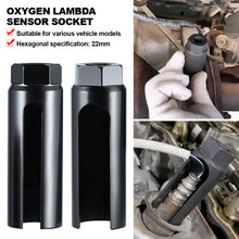 Load image into Gallery viewer, 22mm 1/2" Drive European Standard Car Oxygen Vacuum Lambda Sensor Removal Socket Kit CR-V Steel 8mm 16mm Slot Car Tools
