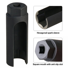 Load image into Gallery viewer, 22mm 1/2" Drive European Standard Car Oxygen Vacuum Lambda Sensor Removal Socket Kit CR-V Steel 8mm 16mm Slot Car Tools
