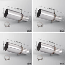 Load image into Gallery viewer, Motorcycle Modification Exhaust Pipe Middle Section 28-45mm Adapter 51mm Exhaust Section Non-destructive Install
