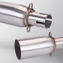 Load image into Gallery viewer, Motorcycle Modification Exhaust Pipe Middle Section 28-45mm Adapter 51mm Exhaust Section Non-destructive Install
