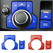 Load image into Gallery viewer, 2Pcs/7Pcs Aluminum Electronic Parking Brake Automatic Parking Button Cover For Mazda3 ATENZA CX-5 CX-4 CX-8 Right Hand Drive Mode
