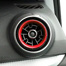 Load image into Gallery viewer, 4Pcs Car Air Outlet Cover Decoration Ring Stickers Decal Instruments for Audi A3 S3 Q2 2014-2020 Auto Interior Accessories
