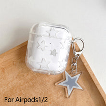Load image into Gallery viewer, Wireless Bluetooth Case for AirPods1/2 AirPods3 AirPods pro and pro2 Tpu Star Pattern Earphone Cover
