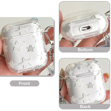 Load image into Gallery viewer, Wireless Bluetooth Case for AirPods1/2 AirPods3 AirPods pro and pro2 Tpu Star Pattern Earphone Cover
