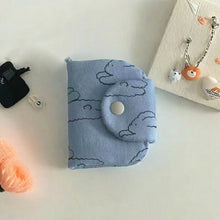 Load image into Gallery viewer, Korea Style Cartoon Fabric Card Holder Bags Mini Storage Pouch Keychain Pendant Charm

