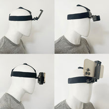 Load image into Gallery viewer, Cell Phone Chest Strap Holder Headband Mounting Kit Headband Cell Phone Mounting Bracket
