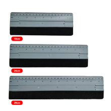 Load image into Gallery viewer, Car Film Vinyl Measurement Ruler Squeegee Suede Felt Edge Wrapping Applicator with Ruler Wrap Window Film
