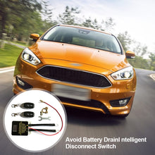 Load image into Gallery viewer, 12V Car Wireless Remote Control Battery Cutoff Switch Disconnect Auto Relay LED Display Anti-loss Power Off Leakage Protector
