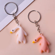 Load image into Gallery viewer, Car Key Chain Pendant Pendant Keychain Delicate Simple Funny Hanging Duck Key Chain for Girls Couple Bag
