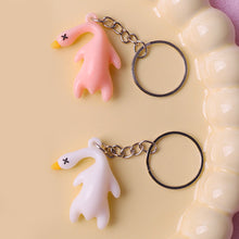 Load image into Gallery viewer, Car Key Chain Pendant Pendant Keychain Delicate Simple Funny Hanging Duck Key Chain for Girls Couple Bag
