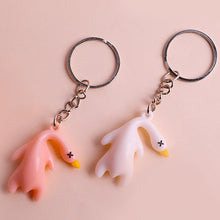 Load image into Gallery viewer, Car Key Chain Pendant Pendant Keychain Delicate Simple Funny Hanging Duck Key Chain for Girls Couple Bag
