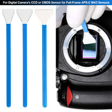 Load image into Gallery viewer, 5Pcs Professional Sensor Cleaning Kit Cleaner Swab Ultra for Digital Camera's CCD or CMOS Sensor for Full-Frame APS-C M4/3 Sensors

