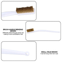 Load image into Gallery viewer, Copper 3D Printer Cleaner Tool Copper Wire Toothbrush Brush Handle For Ender 3 Nozzle Heater Block Hotend Cleaning Hot Bed Parts

