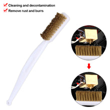 Load image into Gallery viewer, Copper 3D Printer Cleaner Tool Copper Wire Toothbrush Brush Handle For Ender 3 Nozzle Heater Block Hotend Cleaning Hot Bed Parts
