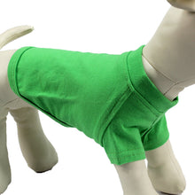 Load image into Gallery viewer, L-2XL Solid Color Dog T-Shirt Summer Cotton Dog Vest Breathable Soft Shirt for Small Medium Large Dogs
