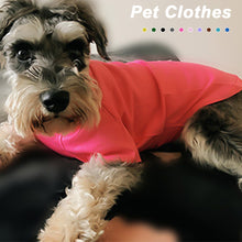 Load image into Gallery viewer, L-2XL Solid Color Dog T-Shirt Summer Cotton Dog Vest Breathable Soft Shirt for Small Medium Large Dogs
