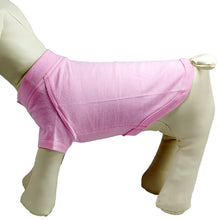 Load image into Gallery viewer, L-2XL Solid Color Dog T-Shirt Summer Cotton Dog Vest Breathable Soft Shirt for Small Medium Large Dogs

