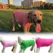 Load image into Gallery viewer, L-2XL Solid Color Dog T-Shirt Summer Cotton Dog Vest Breathable Soft Shirt for Small Medium Large Dogs
