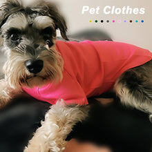 Load image into Gallery viewer, 2XL-4XL Solid Color Dog T-Shirt Summer Cotton Dog Vest Breathable Soft Shirt for Small Medium Large Dogs
