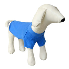 Load image into Gallery viewer, M-XL Solid Color Dog T-Shirt Summer Cotton Dog Vest Breathable Soft Shirt for Dachshund Dog
