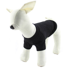 Load image into Gallery viewer, M-XL Solid Color Dog T-Shirt Summer Cotton Dog Vest Breathable Soft Shirt for Dachshund Dog

