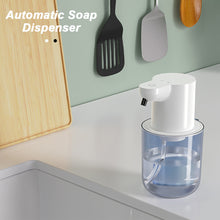 Load image into Gallery viewer, 400ML Automatic Foam Soap Dispenser Smart Bathroom Shampoo Shower Liquid Dispenser Kitchen Detergent Dispenser
