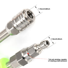 Load image into Gallery viewer, Stainless Steel 1/4 Quick Connector Car Wash High Pressure Water Self-Locking Extension Rod Nozzle Extension Rod Accessories
