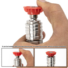 Load image into Gallery viewer, Stainless Steel 1/4 Quick Connector Car Wash High Pressure Water Self-Locking Extension Rod Nozzle Extension Rod Accessories
