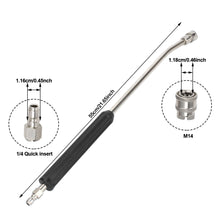 Load image into Gallery viewer, Stainless Steel 1/4 Quick Connector Car Wash High Pressure Water Self-Locking Extension Rod Nozzle Extension Rod Accessories
