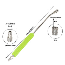 Load image into Gallery viewer, Stainless Steel 1/4 Quick Connector Car Wash High Pressure Water Self-Locking Extension Rod Nozzle Extension Rod Accessories
