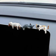 Load image into Gallery viewer, Car Ornament Center Console Navigator Screen Sleeping Cat Decoration For Computer Display Lying Cat Animal Sculpture
