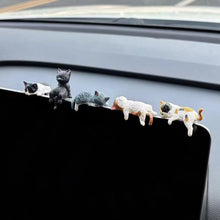 Load image into Gallery viewer, Car Ornament Center Console Navigator Screen Sleeping Cat Decoration For Computer Display Lying Cat Animal Sculpture
