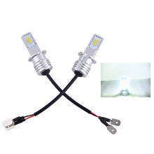 Load image into Gallery viewer, Pair 80W H3 Car Headlight 3570 2SMD LED Bulb Head Lamp 4000LM LED Chips Fog Bulb 6000K White Blue Yellow DC12V 24V
