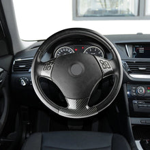 Load image into Gallery viewer, 3Pcs/Set Carbon Fiber Steering Wheel Cover Decorative Patch For BMW 1 3 Series E87 E90 E92 E93 2005-2012
