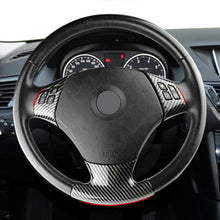 Load image into Gallery viewer, 3Pcs/Set Carbon Fiber Steering Wheel Cover Decorative Patch For BMW 1 3 Series E87 E90 E92 E93 2005-2012
