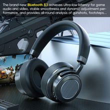 Load image into Gallery viewer, 5.1 Over-Ear Bluetooth Headphones ANC Noise Cancellation Long-Lasting Wireless Sports Headphones Type-C Charging

