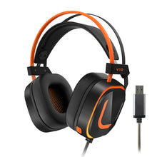 Load image into Gallery viewer, Professional Gaming E-Sports Headphones With RGB Lighting Over-Ear Wired Headphones With Microphone For Laptops Computers
